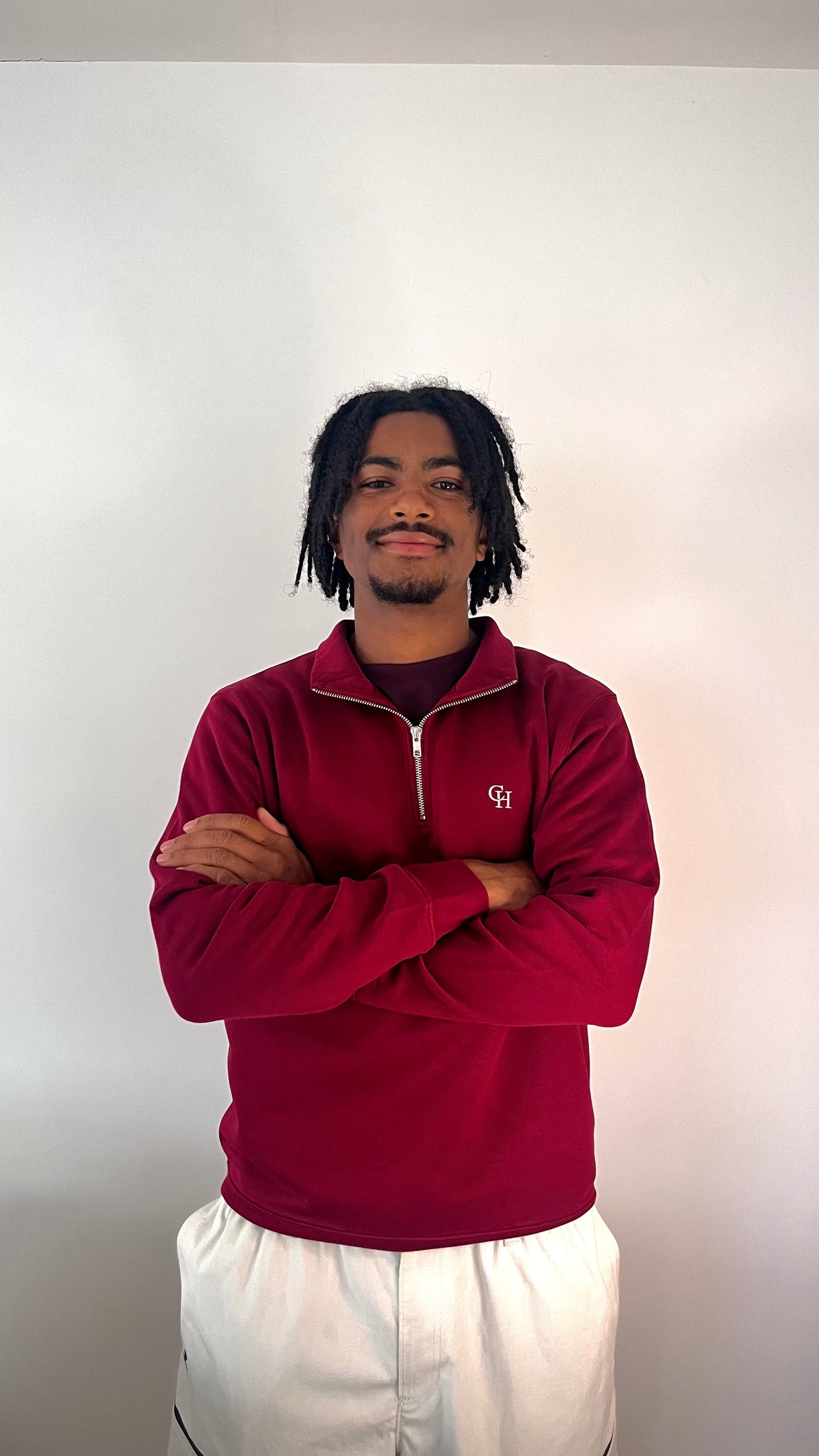 Signature 1/4 Zip - Deep Burgundy