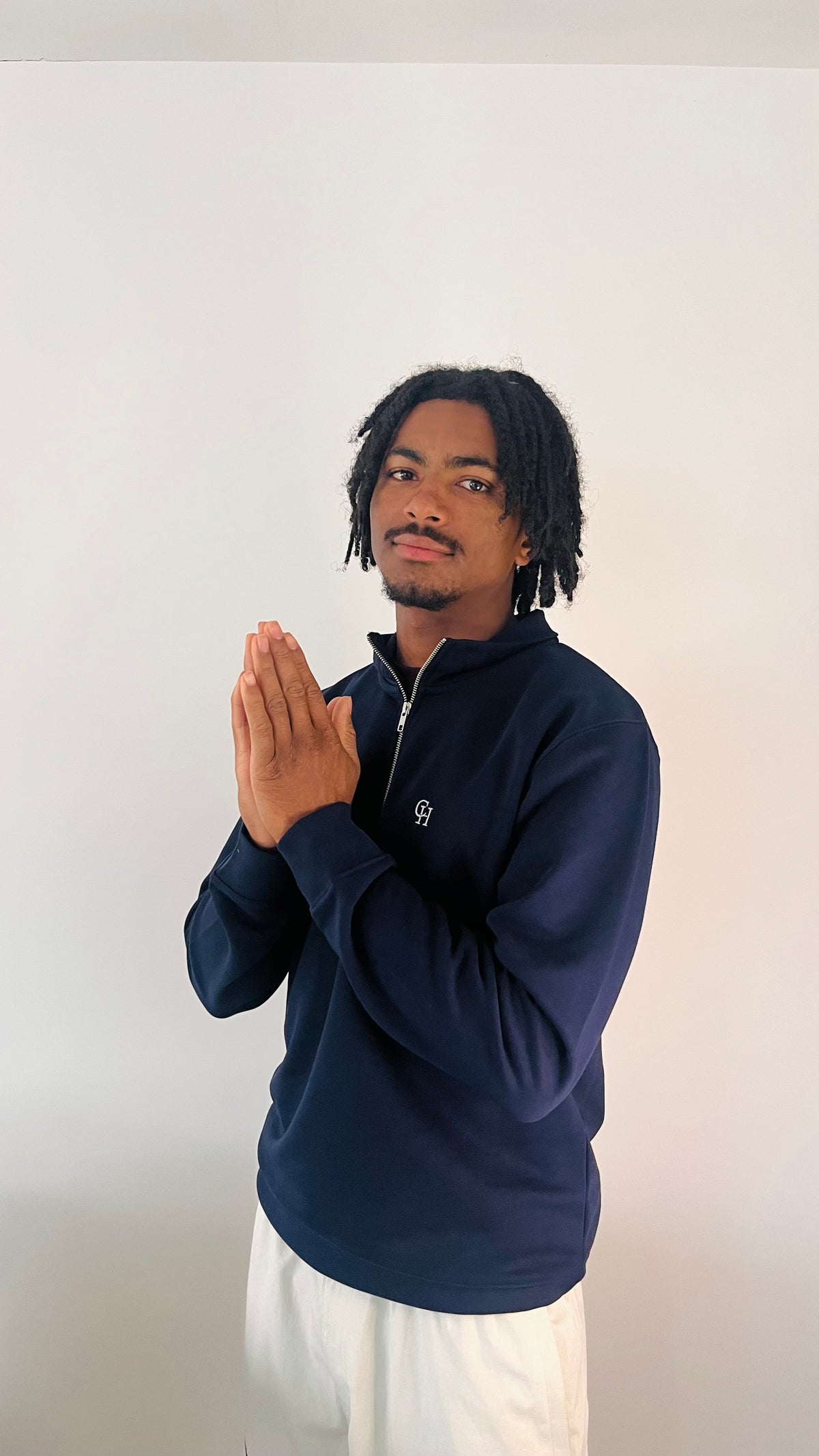 Signature 1/4 Zip - Deep Navy