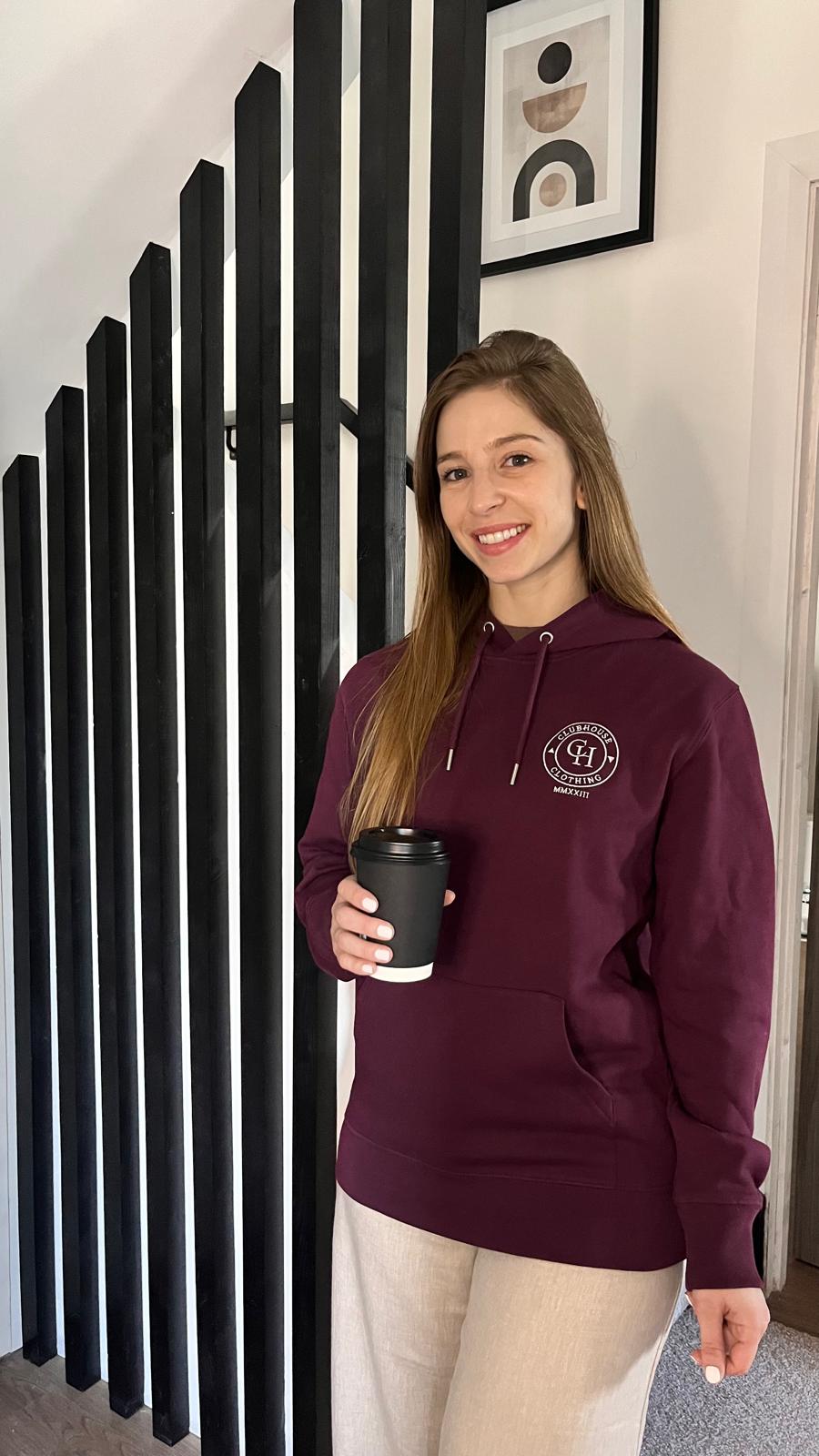 Clubhouse Hoodie – Rich Plum